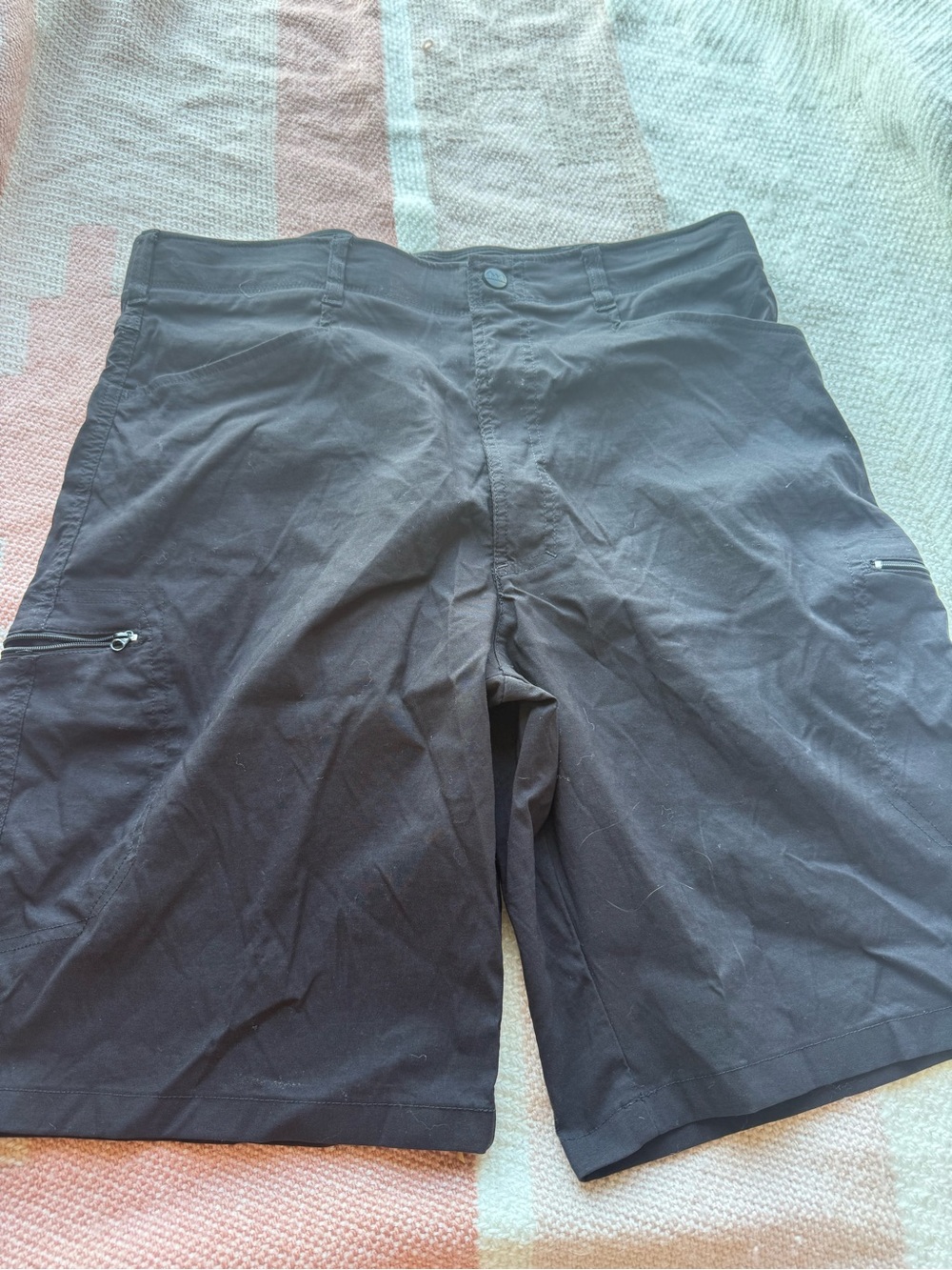 Men's wrangler Black Performance Cargo Shorts